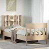 Cadre de lit sans matelas 90x190 cm bois de pin massif 