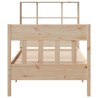 Cadre de lit sans matelas 90x190 cm bois de pin massif 
