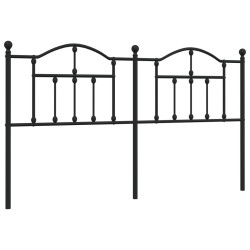 Tête de lit métal noir 160 cm 