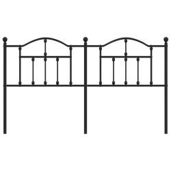 Tête de lit métal noir 160 cm 