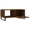Table basse chêne marron 90x50x40 cm bois d'ingénierie 