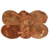 Table de bar en rondins 90x54x105 cm bois d'acacia solide  