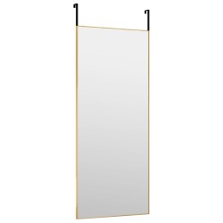 Miroir de porte Doré 40x100 cm Verre et aluminium 