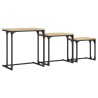 Tables basses gigognes 3 pcs chêne sonoma bois d'ingénierie 