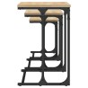 Tables basses gigognes 3 pcs chêne sonoma bois d'ingénierie 