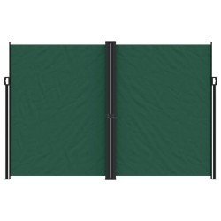 Auvent latéral rétractable vert foncé 220x1200 cm 