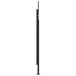 Auvent latéral rétractable vert foncé 220x1200 cm 