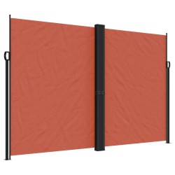 Auvent latéral rétractable terre cuite 220x1200 cm 