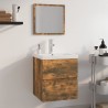Meubles de salle de bain Chêne fumé Bois d'ingénierie 