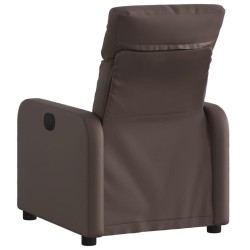 Fauteuil inclinable Marron Similicuir 