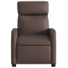 Fauteuil inclinable Marron Similicuir 