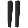 Tête de lit avec oreilles Noir 203x23x118/128 cm Velours 