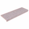 Tapis d'escalier autocollants 30 pcs 65x21x4 cm rose 