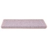 Tapis d'escalier autocollants 30 pcs 65x21x4 cm rose 