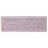 Tapis d'escalier autocollants 30 pcs 65x21x4 cm rose 
