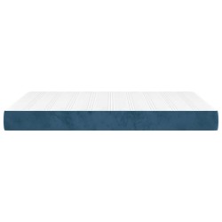 Matelas de lit à ressorts ensachés 140x210x20 cm velours 