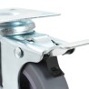 32 pcs Roulettes pivotantes 75 mm 