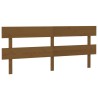 Tête de lit Marron miel 184x3x81 cm Bois massif de pin 