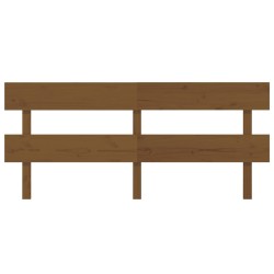 Tête de lit Marron miel 184x3x81 cm Bois massif de pin 