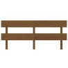 Tête de lit Marron miel 184x3x81 cm Bois massif de pin 