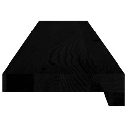 Appuis de fenêtre 2 pcs marron foncé bois de chêne massif 