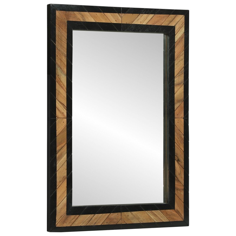 Miroir 70x2x70 cm Bois massif en acacia 