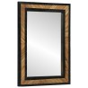 Miroir 70x2x70 cm Bois massif en acacia 