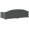 Lit de repos gris foncé 100x200 cm tissu 