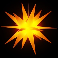 Lumière de Noël avec LED pliable jaune 100 cm 