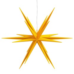 Lumière de Noël avec LED pliable jaune 100 cm 