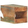 Support mural de vélos 35x25x25 cm Bois de récupération massif 
