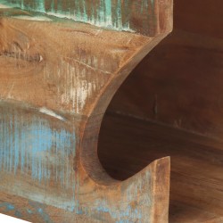 Support mural de vélos 35x25x25 cm Bois de récupération massif 
