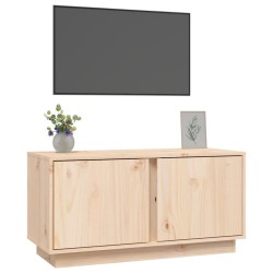 Meuble TV 80x35x40,5 cm Bois de pin massif 