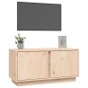 Meuble TV 80x35x40,5 cm Bois de pin massif 