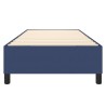 Cadre de lit sans matelas bleu 80x200 cm tissu 