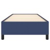 Cadre de lit sans matelas bleu 80x200 cm tissu 