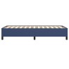 Cadre de lit sans matelas bleu 80x200 cm tissu 