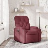 Fauteuil inclinable Rouge bordeaux Tissu 