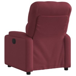 Fauteuil inclinable Rouge bordeaux Tissu 