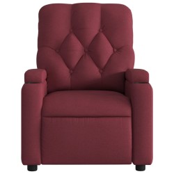 Fauteuil inclinable Rouge bordeaux Tissu 