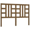 Tête de lit Marron miel 166x4x100 cm Bois massif de pin 