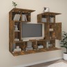 Ensemble de meubles TV 6 pcs Chêne fumé Bois d'ingénierie 