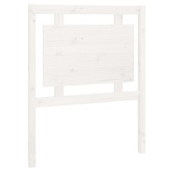 Tête de lit Blanc 80,5x4x100 cm Bois massif de pin 