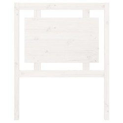 Tête de lit Blanc 80,5x4x100 cm Bois massif de pin 