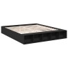 Cadre de lit sans matelas noir 180x200 cm 