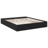 Cadre de lit sans matelas noir 180x200 cm 