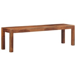 Banc 160 cm bois d'acacia massif 