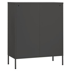 Armoire de rangement Anthracite 80x35x101,5 cm Acier 