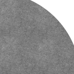 Bâche de piscine gris clair Ø366 cm géotextile polyester 
