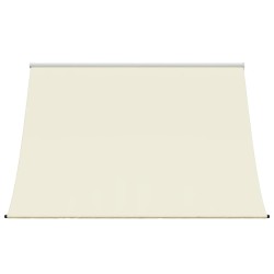 Auvent rétractable crème 200x150 m tissu et acier 
